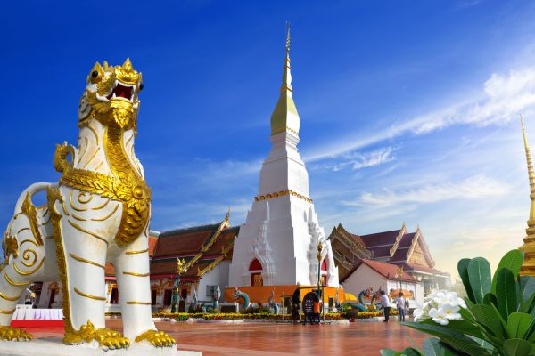Things-to-do-in-Sakon-Nakhon-Thailand-The-stupa-and-guardian-of-Wat-Phra-That-Choeng-Chum[1]